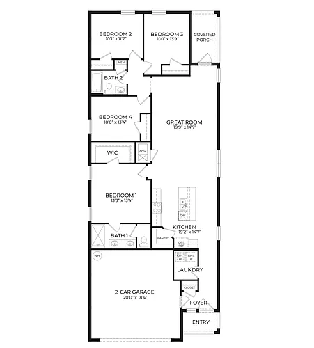 Floor plan Harper