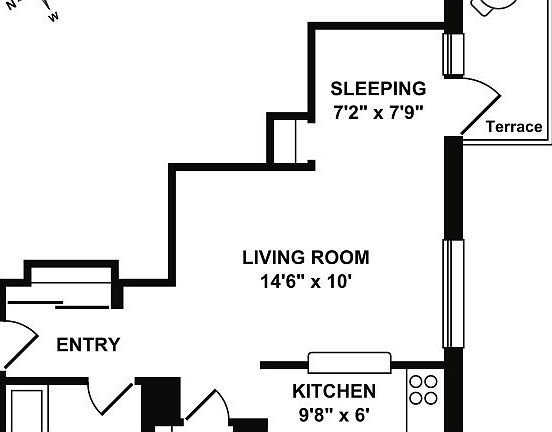 2nd image of 520 W 23rd St APT 12A
