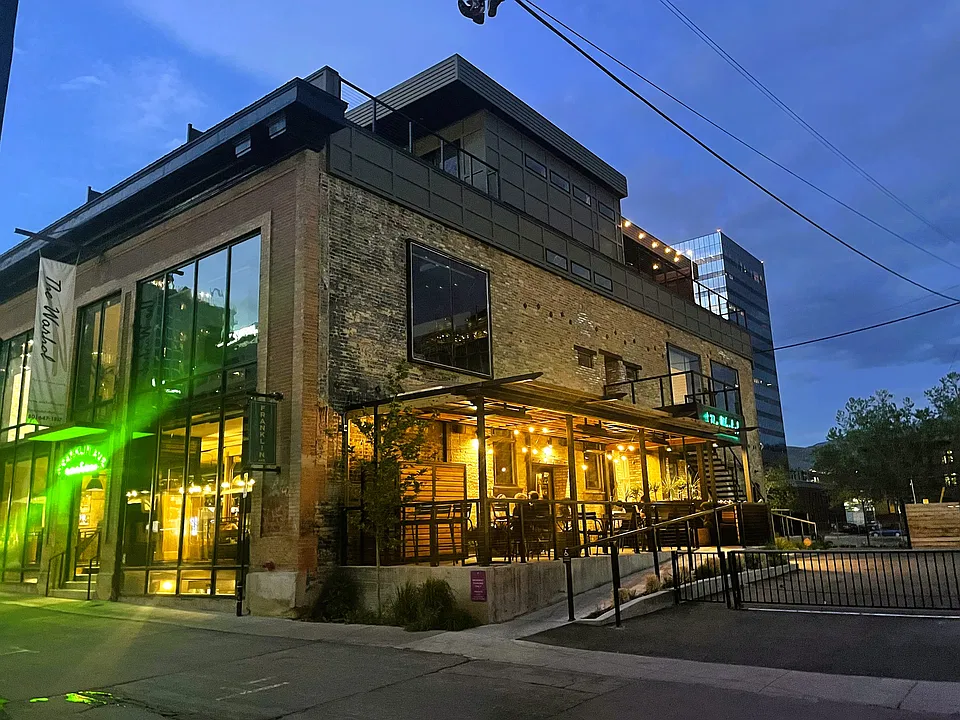 Exterior of The Warhol, historic building in the heart of downtown Salt Lake