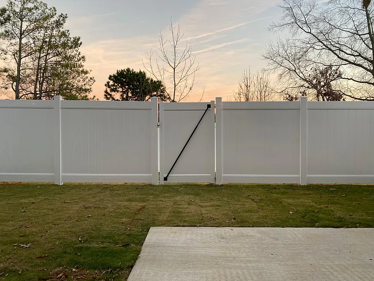 Fenced in Backyard with Patio