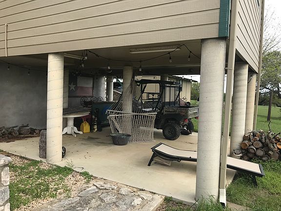 covered porch area