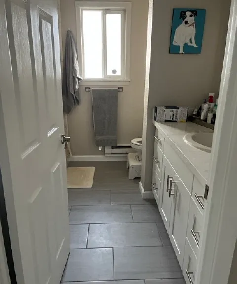 Recently updated and renovated bathroom
