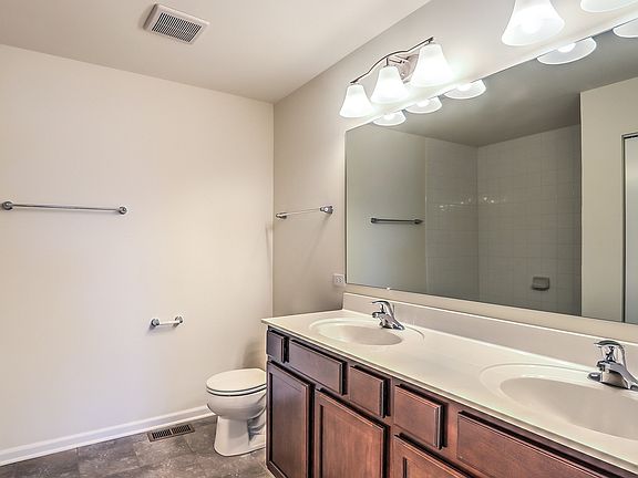 Spacious owner s bath