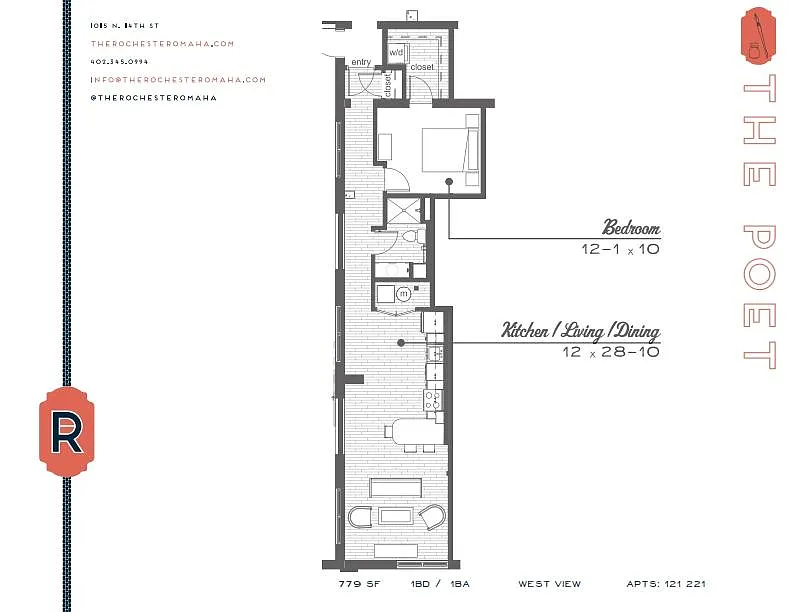 Floor plan The Poet