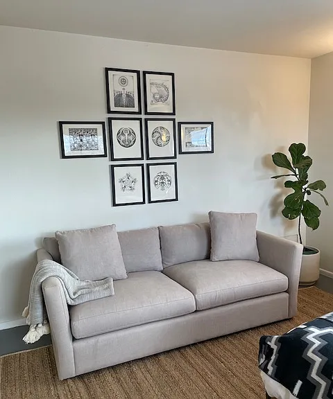 Sitting area in second bedroom