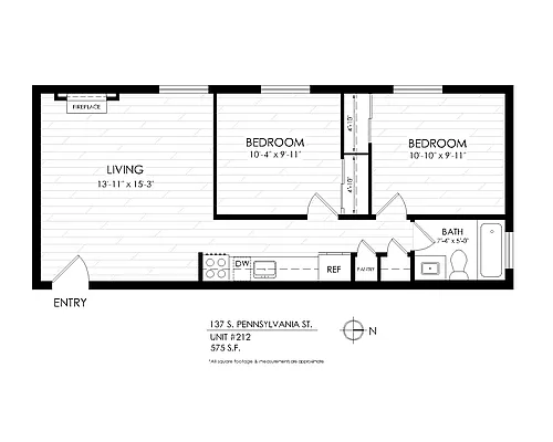 Floor plan 2 Bedroom