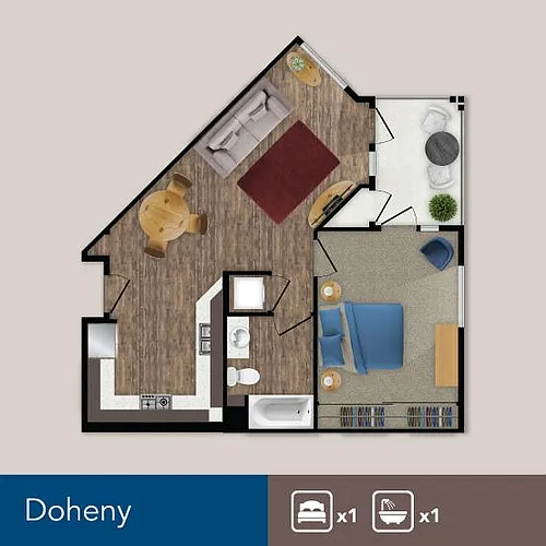 Floor plan Doheny