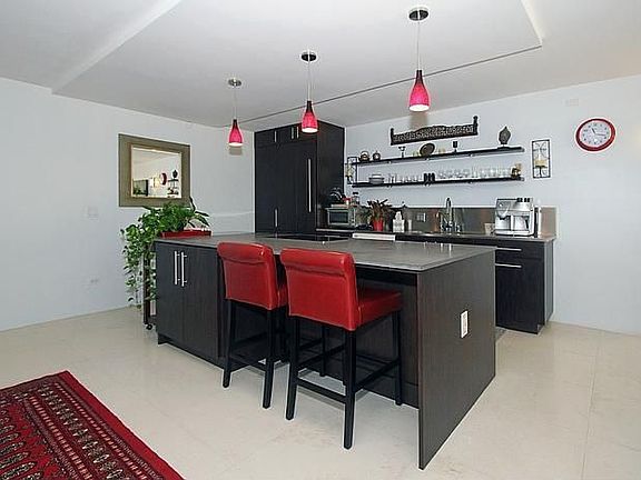 Open concept kitchen