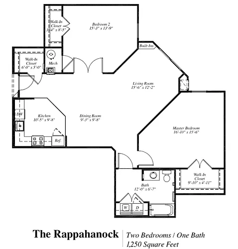 Floor plan RAPPAHANOCK I