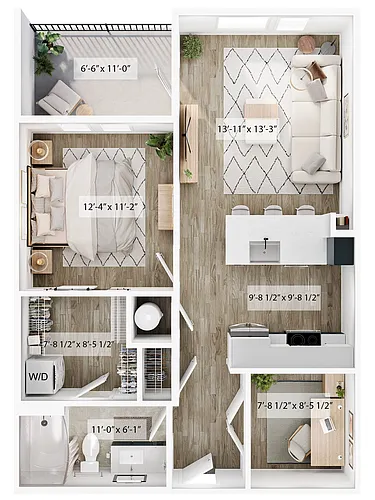 Floor plan The Mason Den