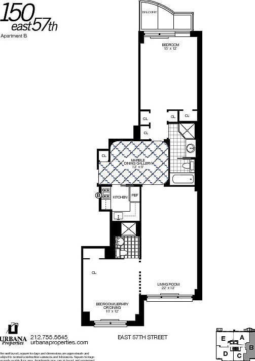 2nd image of 150 E 57th St APT 5B