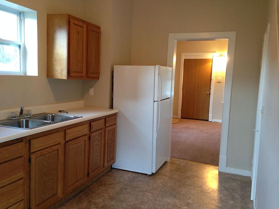 kitchen and living room