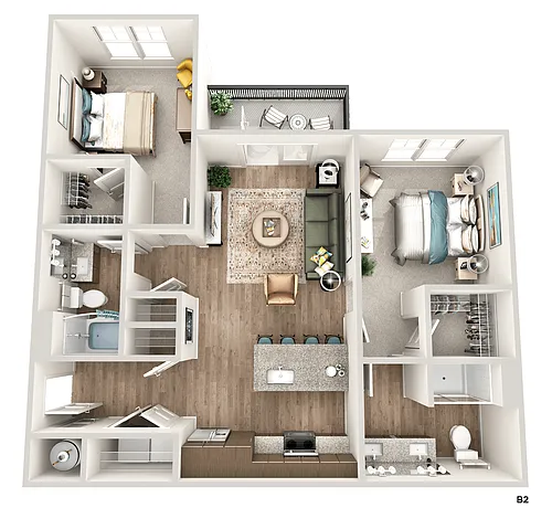 Floor plan B2
