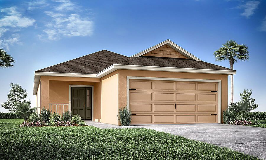 Brand-new 3-bedroom home for sale in Davenport, Florida