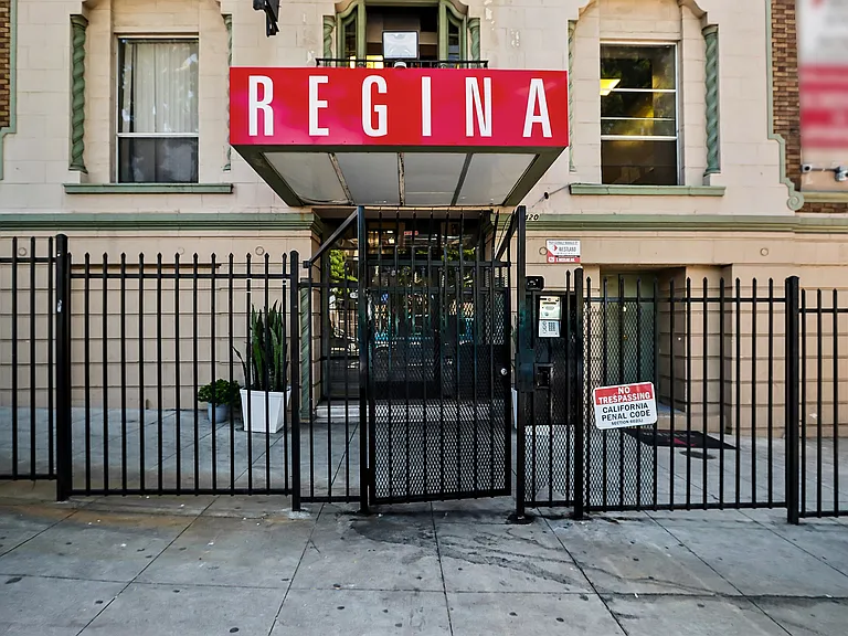 Regina Apartments Entrance