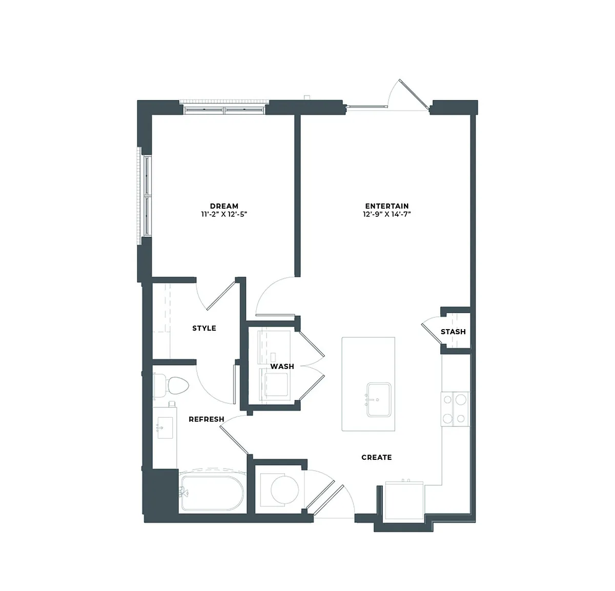 Floor plan A61