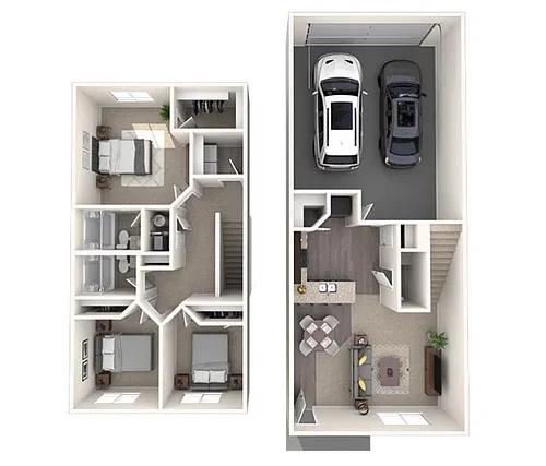 Floor plan 3X25