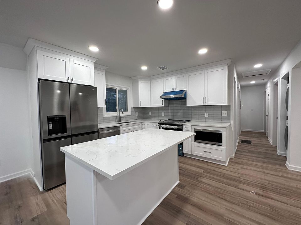 new kitchen with brand new appliances
