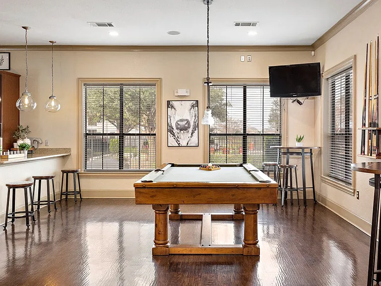 Enjoy a game of pool in the club house!
