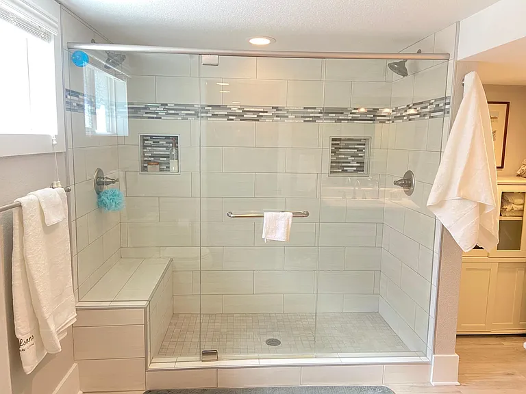 Downstairs master bathroom