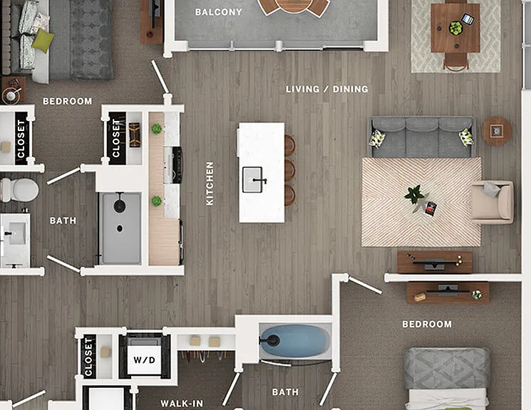 2BR/2BA - C4 2BR/2BA - C4