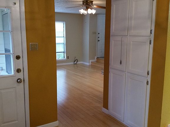 View of living room from dining area
