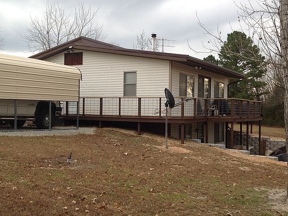 New carport. Internet dish.
