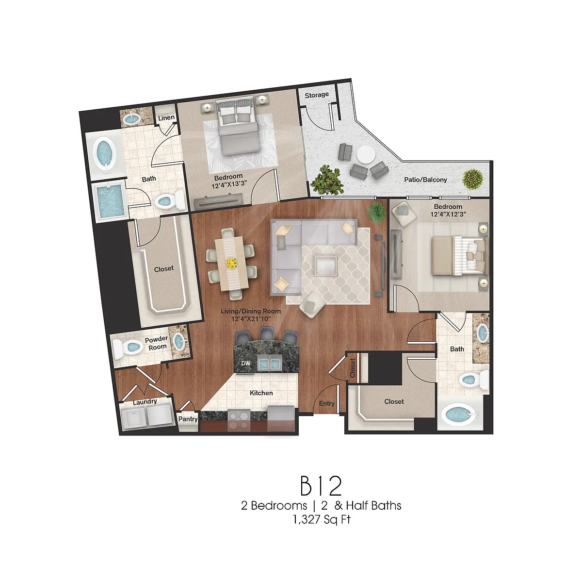 Floor plan B12