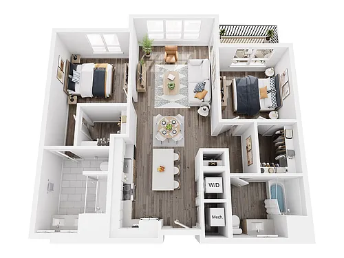 Floor plan B6