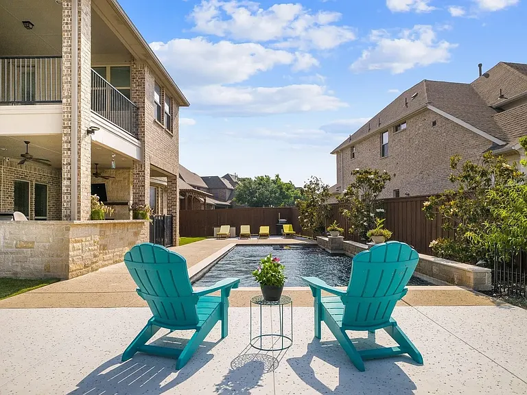 Swimming Pool, gated from backyard access