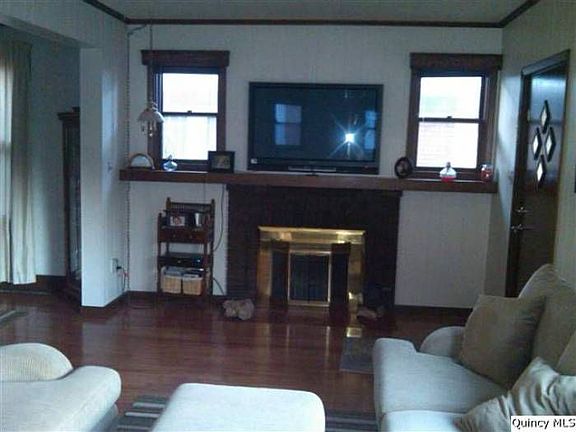 Fireplace in living room