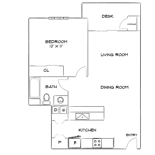Floor plan Design 1A