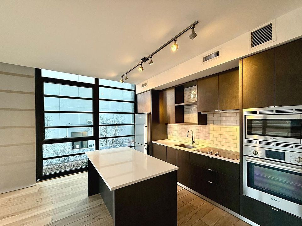 Premium Bosch stainless steel appliances in Kitchen