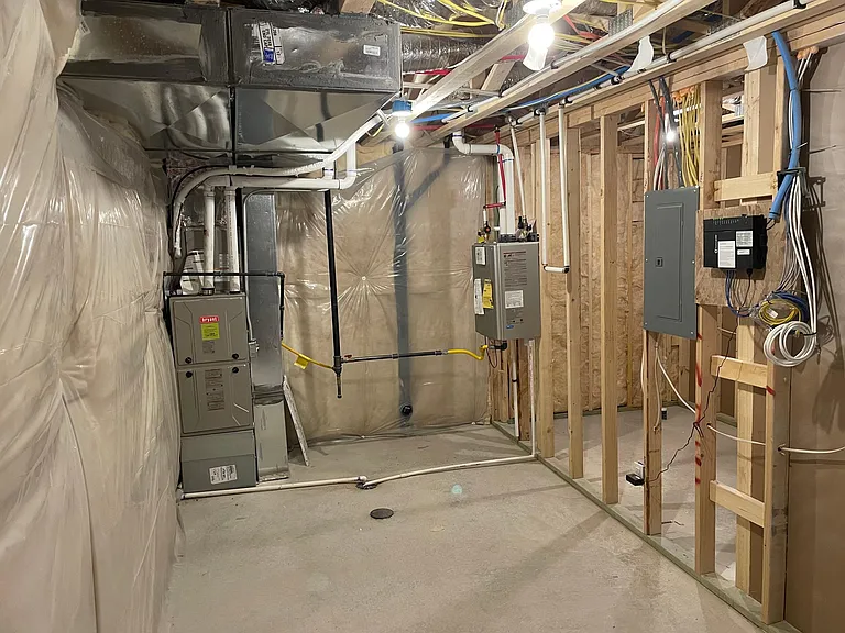 Utility room and storage (Basement)