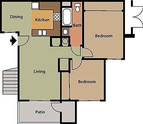 2bedroom 1 bath