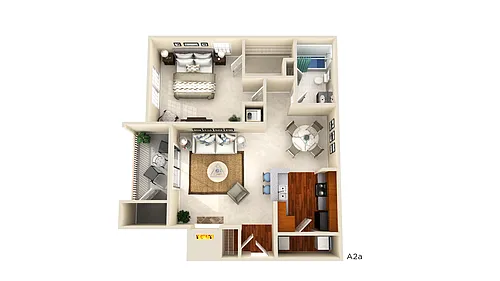 Floor plan A2a