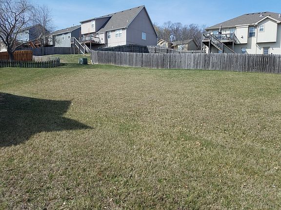 Large back yard