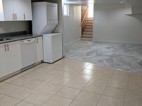 Living room and dining area