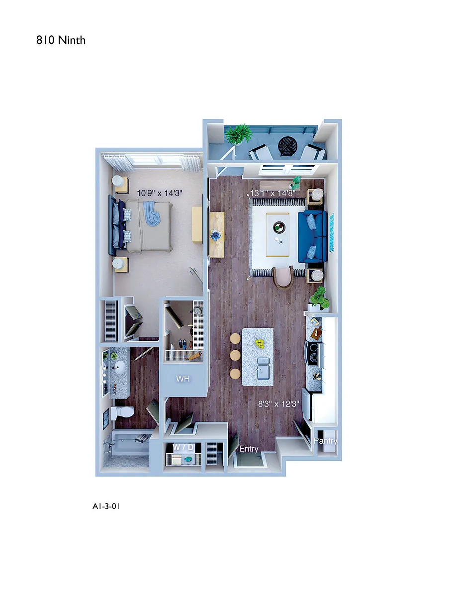 Floor plan A13