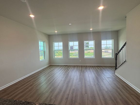 The living room of the Skyline on homesite 240015.