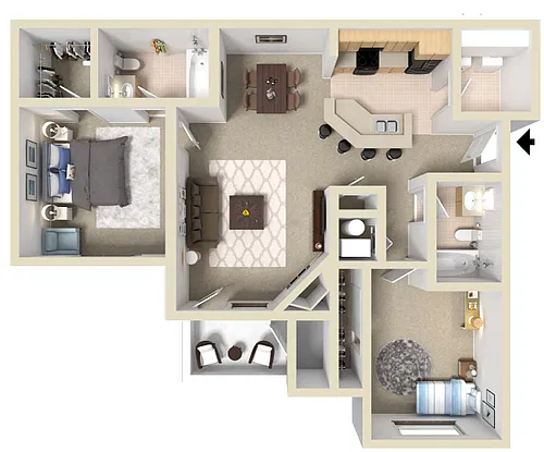 Floor plan The Jr Brook