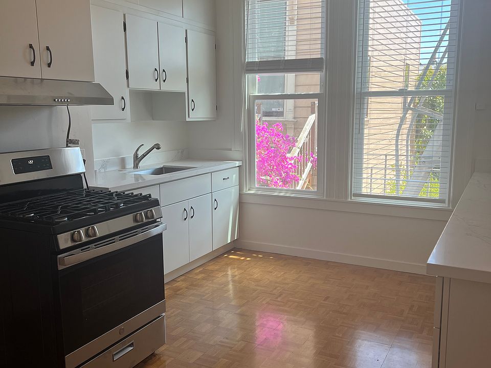 Spacious kitchen with new appliances
