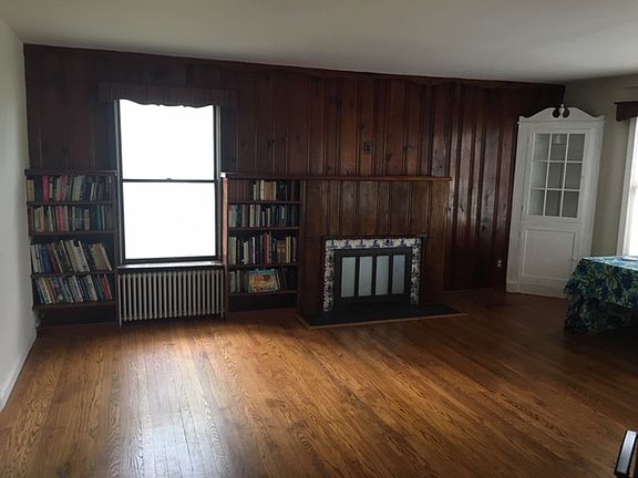 Living room fireplace