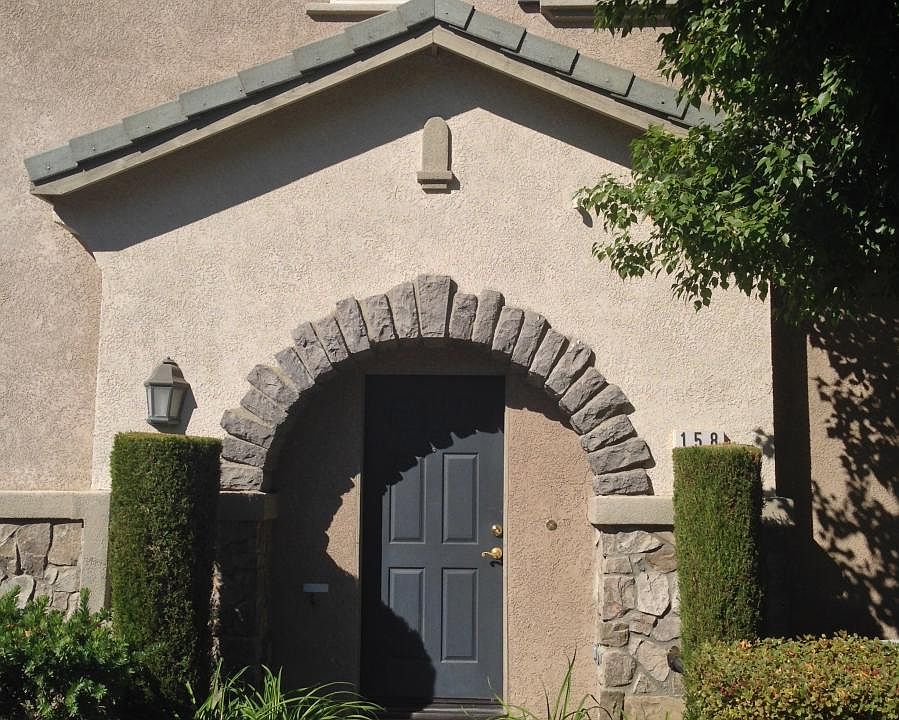 Front door entrance into condo