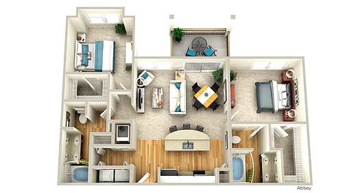Floor plan B2A