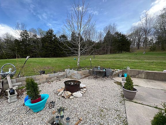 Garden fire pit tulip tree 