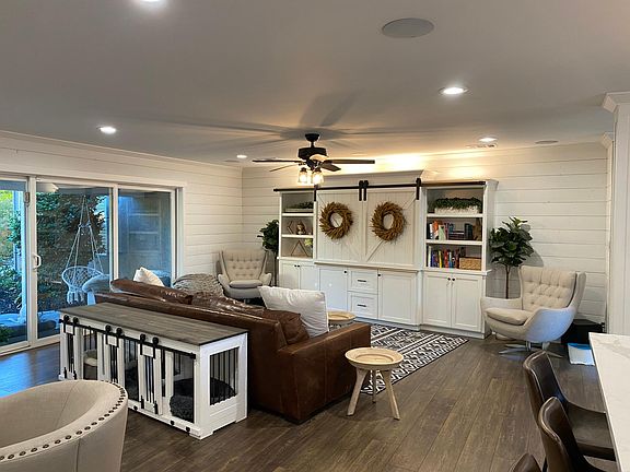 Built in entertainment center