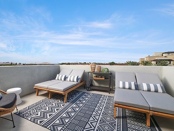 Cerise At Canvas Plan 2 Model Home Rooftop Deck