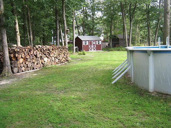 2 ac  Wooded Backyard