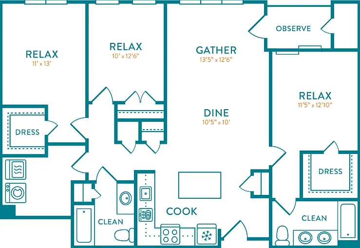 Penwood Floorplan Diagram